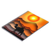 Notebook-Sonnenuntergang Notizblock (Linke Seite)