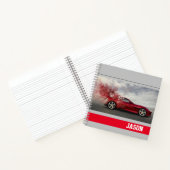 Notebook-Sportwagen Notizblock (Innenseite)