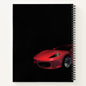 Notebook-Sportwagen Notizblock (Rückseite)