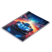 Notebook - Sportwagen Notizblock (Linke Seite)