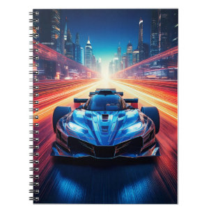 Notebook - Sportwagen Notizblock