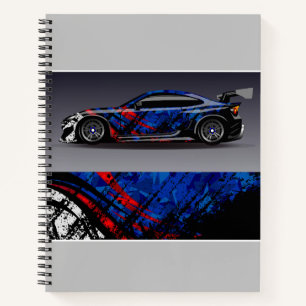 Notebook-Sportwagen Notizblock