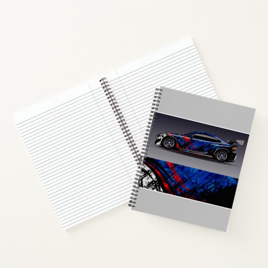 Notebook-Sportwagen Notizblock (Innenseite)