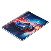 Notebook - Sportwagen Notizblock (Linke Seite)