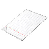 Notebook-Stapler mit Linken Notizblock (angewinkelt)