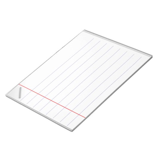 Notebook-Stapler mit Linken Notizblock (angewinkelt)