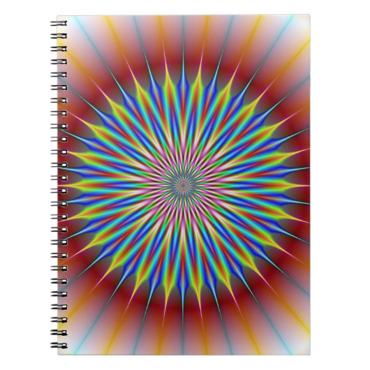 Notebook-Star-Blume Notizblock (Vorderseite)