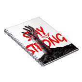 Notebook : Stay Strong Motivational Quote Design  Notizblock (Rechte Seite)