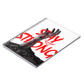 Notebook : Stay Strong Motivational Quote Design  Notizblock (Linke Seite)