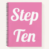 Notebook "Step Ten" II Notizblock (Vorderseite)