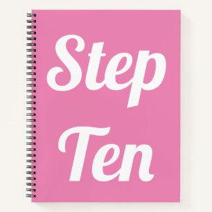Notebook "Step Ten" II Notizblock