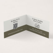 Notebook & Stift, Herausgeber, Schriftsteller Buch Visitenkarten (Innenseite)