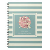 Notebook-Streifen für benutzerdefinierbare Ortsnam Notizblock (Vorderseite)