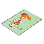 Notebook "Sweet Melody of Liebe" Notizblock (Linke Seite)