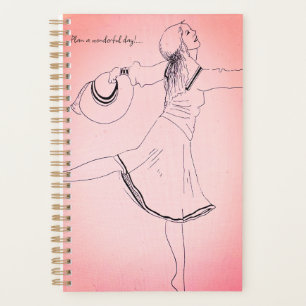 Notebook-Tänzer Planer
