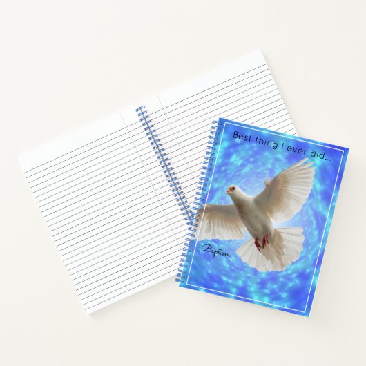 Notebook-Taufe-Bestes, was ich je getan habe Notizblock (Innenseite)