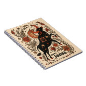 Notebook Taurus Celestial Zodiac Art Notizblock (Rechte Seite)