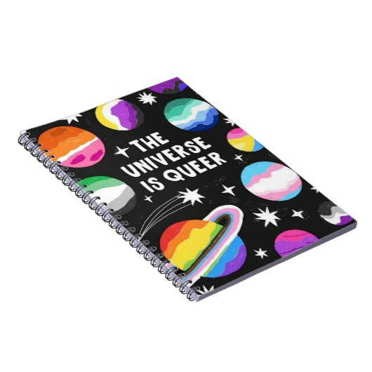 Notebook " THE UNIVERSE IS QUE " Notizblock (Rechte Seite)