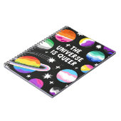 Notebook " THE UNIVERSE IS QUE " Notizblock (Linke Seite)