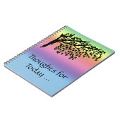 Notebook - Tree und Regenbogen Notizblock (Linke Seite)