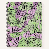 Notebook-Tropische Blätter Notizblock (Vorderseite)