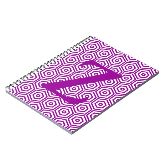 Notebook - Ursprünglich mit Hexagon-Muster Notizblock (Linke Seite)