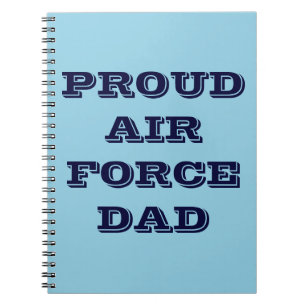 Notebook-Vater der Proud Air Force Notizblock