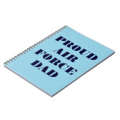 Notebook-Vater der Proud Air Force Notizblock (Linke Seite)