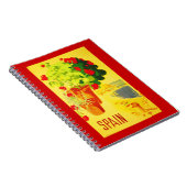 Notebook Vintage Travel-Spanien Notizblock (Rechte Seite)