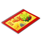Notebook Vintage Travel-Spanien Notizblock (Linke Seite)