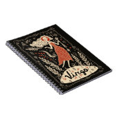 Notebook Virgo Celestial Zodiac Art Notizblock (Rechte Seite)
