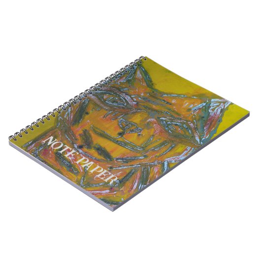 NOTEBOOK VON KÜNSTLER PAULA REILLY NOTIZBLOCK (Linke Seite)