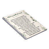 Notebook, was Gott versprochen hat Notizblock (Rechte Seite)