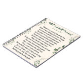 Notebook, was Gott versprochen hat Notizblock (Linke Seite)