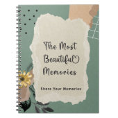 Notebook-Weitergabe Ihrer Erinnerungen Notizblock (Vorderseite)