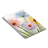 Notebook. Wild Flowers Notizblock (Rechte Seite)
