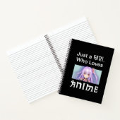 Notebook With Anime Girl Notizblock (Innenseite)
