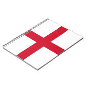 Notebook with Flag of England Notizblock (Linke Seite)