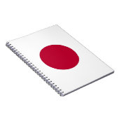 Notebook with Flag of Japan Notizblock (Rechte Seite)