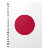 Notebook with Flag of Japan Notizblock (Vorderseite)