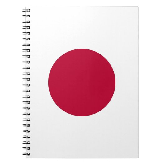 Notebook with Flag of Japan Notizblock (Vorderseite)