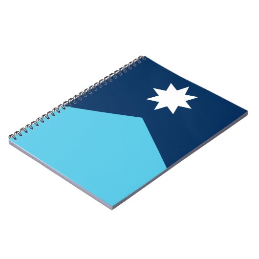Notebook with Flag of Minnesota, USA Notizblock (Linke Seite)