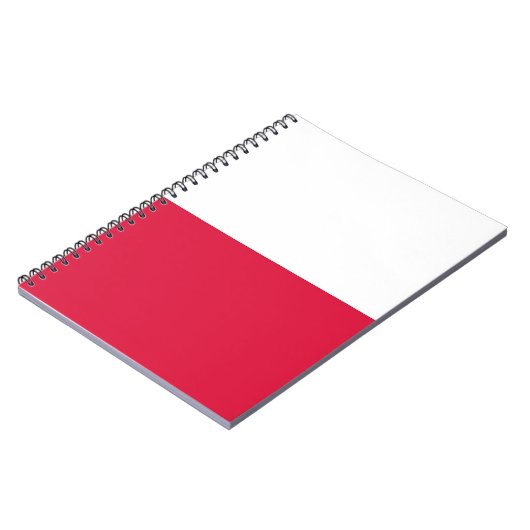 Notebook with Flag of Poland Notizblock (Linke Seite)