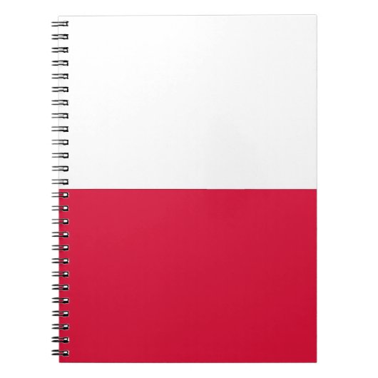 Notebook with Flag of Poland Notizblock (Vorderseite)