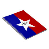 Notebook with Flag of San Antonio City Notizblock (Rechte Seite)
