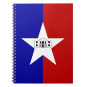 Notebook with Flag of San Antonio City Notizblock (Vorderseite)