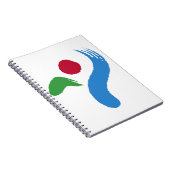 Notebook with Flag of Seoul, South Korea Notizblock (Rechte Seite)