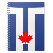 Notebook with Flag of Toronto, Ontario, Canada Notizblock (Vorderseite)
