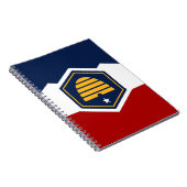 Notebook with Flag of Utah, USA Notizblock (Rechte Seite)