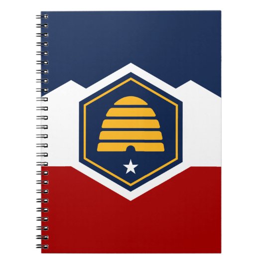 Notebook with Flag of Utah, USA Notizblock (Vorderseite)